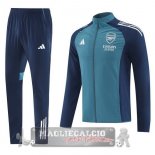 Set Completo Giacca a vento Arsenal 2025 2026 Blu Verde