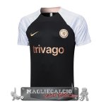 Chelsea Formazione Maglia Calcio 2023-24 Nero Bianco