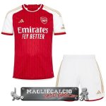 Arsenal Set Completo Bambino Maglia Calcio Home 2023-24