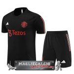 Manchester United Completo Bambino Formazione 2023-2024 Nero Rosso