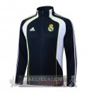 Lunga Zip Giacca Real Madrid 2025 2026 Blu Navy I Bianco