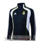 Lunga Zip Giacca Real Madrid 2025 2026 Blu Navy I Bianco