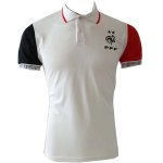 Francia Bianco Rosso Maglia POLO 2019