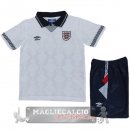 Inghilterra Set Completo Bambino Maglia Home Retro 1990