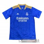 Real Madrid Formazione Maglia Calcio 2021-22 Blu Giallo