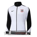 Lunga Zip Giacca Corinthians Paulista 2025 2026 Bianco Nero