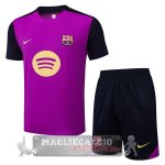 Set Completo Maglia Formazione Barcelona 2025 2026 Purpureo Blu