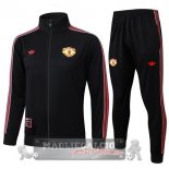 Set Completo Lunga Zip Giacca Bambino Manchester United 2025 2026