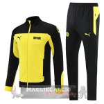Borussia Dortmund Insieme Completo Nero Giallo Giacca 2021-22