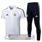 Real Madrid Bianco Verde Nero Maglia POLO Set Completo 2025 2026