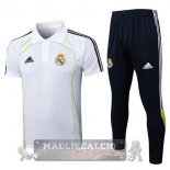 Real Madrid Bianco Verde Nero Maglia POLO Set Completo 2025 2026