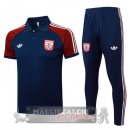 Set Completo Arsenal Maglia POLO 2025 2026 Blu Navy I Rosso