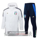 Set Completo Giù Giacca Italia 2025 Bianco Nero