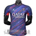 Giocatori Speciale Maglia Calcio Paris Saint Germain 2025 2026 Nero Rosso Purpureo