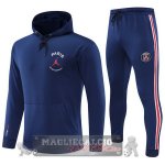 Paris Saint Germain Insieme Completo Blu Giacca Felpa Cappuccio 2022-23