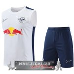 Formazione Senza Maniche Set Completo Leipzig 2023-24 Bianco Blu Navy