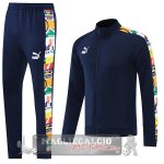 Puma Set Completo Blu I Navy Giacca Lunga Zip 2022-23