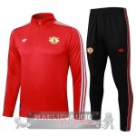 Set Completo Sudadera Formazione Bambino Manchester United 2025 2026