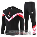 AC Milan Insieme Completo Nero I Rosso Giacca 2022-23