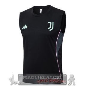 Maglia Formazione Senza Maniche Juventus 2025 2026 Nero Rosa