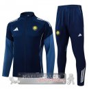 Set Completo Lunga Zip Giacca Al Nassr 2025 2026 Blu Navy