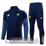 Set Completo Lunga Zip Giacca Al Nassr 2025 2026 Blu Navy