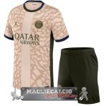 Paris Saint Germain Set Completo Bambino Maglia Calcio Fourth 2023-24
