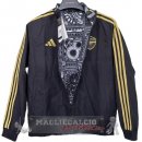 Giacca a vento Arsenal 2025 2026 Nero Grigio