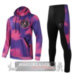 Paris Saint Germain Insieme Completo Purpureo Nero Bambino Giacca Con Capucha2021-22