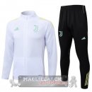 Set Completo Lunga Zip Giacca Juventus 2025 2026 Bianco I Nero