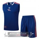 Set Completo Arsenal Maglia Senza Maniche Formazione 2025 2026 Blu Navy Rosso