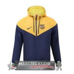 Giacca a vento Barcelona 2023-24 Giallo Blu Navy
