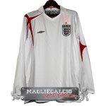 Home Manica Lunga Maglia Calcio Inglaterra Retro 2006