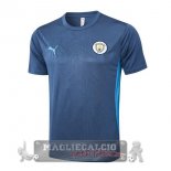 Maglia Formazione Manchester City 2024 2025 Grigio Blu Maglia Formazione Manchester City 2024 2025 Grigio Blu