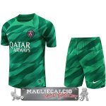 Thailandia Home Maglia Calcio Portiere Set Completo Uomo Paris Saint Germain 2023-24 Verde