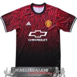 Manchester United Formazione Maglia Calcio EURO 2017-18 Rosso