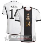 14 Musiala Home Maglia Calcio Germania Coppa del Mondo 2022