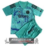 Inter Miami Nino Set Completo Bambino Maglia Calcio Speciale 2023-24 Blu