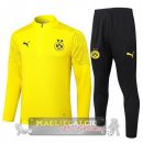 Set Completo Felpa Allenamento Formazione Borussia Dortmund 2024 2025 Giallo Nero
