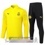 Set Completo Felpa Allenamento Formazione Borussia Dortmund 2024 2025 Giallo Nero