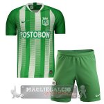 Atletico Nacional Set Completo Bambino Maglia Calcio Home EURO 2019-20