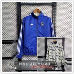 Real Madrid Blu Bianco Giacca a vento 2023-24