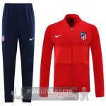 Atletico Madrid Insieme Completo nero rosso Giacca 2021-22