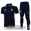 Real Madrid Blu Navy Verde Maglia POLO Set Completo 2025 2026