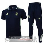 Real Madrid Blu Navy Verde Maglia POLO Set Completo 2025 2026