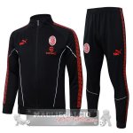 Set Completo Lunga Zip Giacca AC Milan 2025 2026
