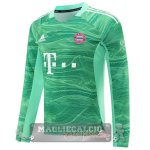Manica lunga Maglia Calcio Portiere Bayern Munchen 2021-22 Verde
