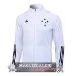 Cruzeiro Bianco Giacca Lunga Zip 2023-24