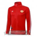 Lunga Zip Giacca Manchester United 2025 2026 Rosso Giallo