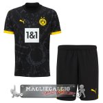 Away Maglia Calcio Set Completo Uomo Borussia Dortmund 2023-24